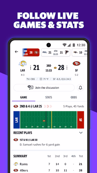 Yahoo Sports: Scores & News Screenshot 3 - AppWisp.com Yahoo Sports: Scores & News Screenshot 3 - AppWisp.com