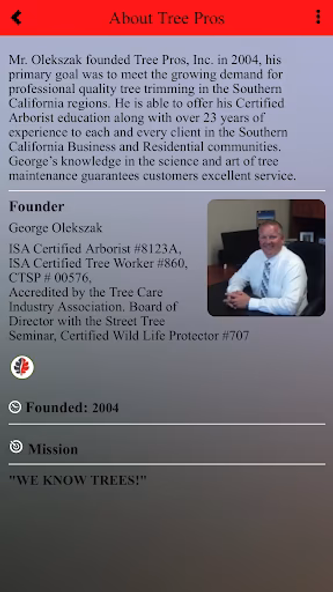 Tree Pros Inc. Screenshot 1 - AppWisp.com Tree Pros Inc. Screenshot 1 - AppWisp.com
