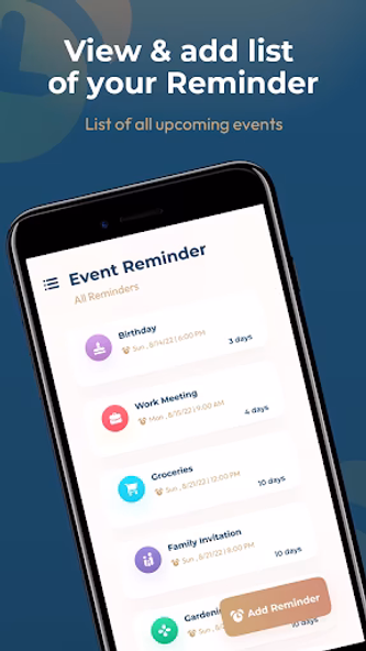 Event Reminder for All Events Screenshot 2 - AppWisp.com Event Reminder for All Events Screenshot 2 - AppWisp.com