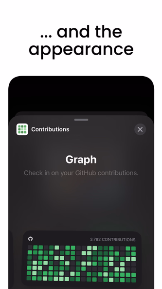 Contribution Graphs for GitHub Screenshot 4 - AppWisp.com Contribution Graphs for GitHub Screenshot 4 - AppWisp.com