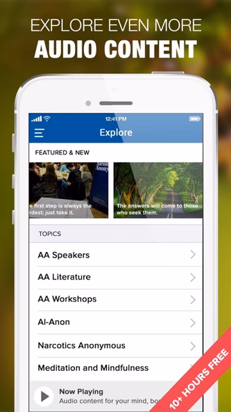 AA Audio Companion for Alcoholics Anonymous Screenshot 3 - AppWisp.com AA Audio Companion for Alcoholics Anonymous Screenshot 3 - AppWisp.com