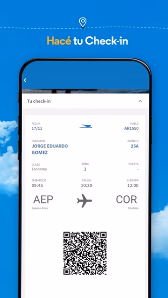 Aerolíneas Argentinas Screenshot 3 - AppWisp.com Aerolíneas Argentinas Screenshot 3 - AppWisp.com