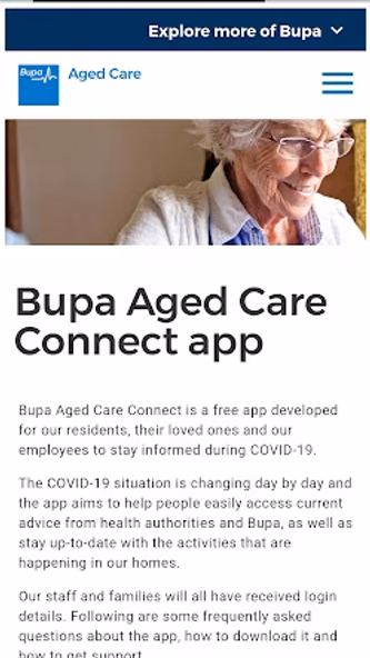 Bupa Aged Care Connect Screenshot 4 - AppWisp.com Bupa Aged Care Connect Screenshot 4 - AppWisp.com