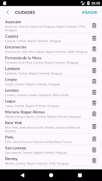 Paraguay Weather Screenshot 4 - AppWisp.com Paraguay Weather Screenshot 4 - AppWisp.com