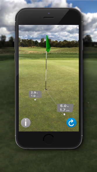 GolfPutt AR Screenshot 1 - AppWisp.com GolfPutt AR Screenshot 1 - AppWisp.com