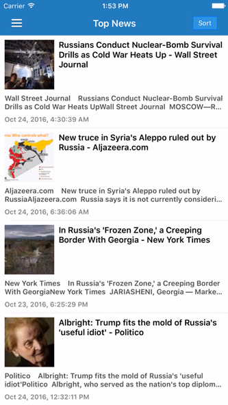 Russia News Today Free - Latest Breaking Updates Screenshot 1 - AppWisp.com Russia News Today Free - Latest Breaking Updates Screenshot 1 - AppWisp.com