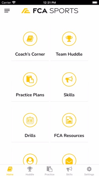 FCA Sports Coach Screenshot 1 - AppWisp.com FCA Sports Coach Screenshot 1 - AppWisp.com