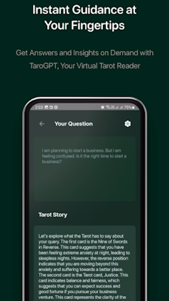 TaroStory AI Tarot Card Reader Screenshot 2 - AppWisp.com TaroStory AI Tarot Card Reader Screenshot 2 - AppWisp.com