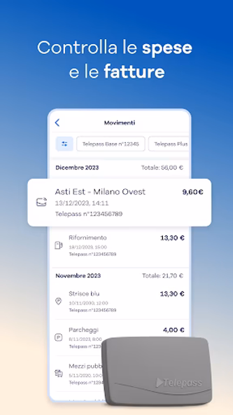 Telepass: pedaggi e parcheggi Screenshot 3 - AppWisp.com Telepass: pedaggi e parcheggi Screenshot 3 - AppWisp.com
