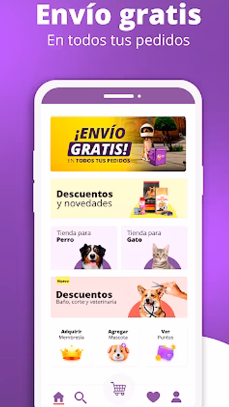 Envios Pet – Petshop Delivery Screenshot 2 - AppWisp.com Envios Pet – Petshop Delivery Screenshot 2 - AppWisp.com