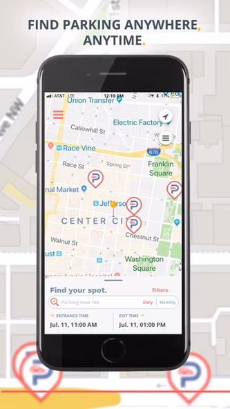 Parking.com - Find Parking Now Screenshot 1 - AppWisp.com Parking.com - Find Parking Now Screenshot 1 - AppWisp.com