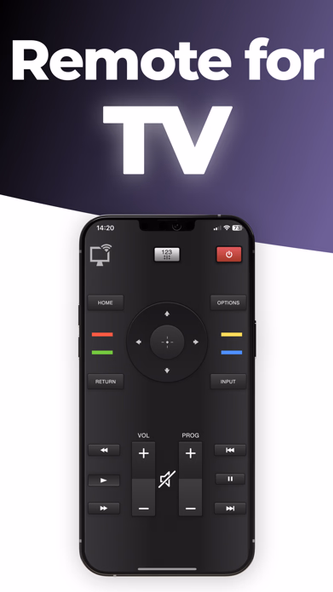 Unimote : smart TV remote Screenshot 1 - AppWisp.com Unimote : smart TV remote Screenshot 1 - AppWisp.com