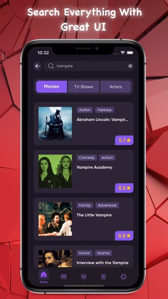 MovziMovies & TV Shows Screenshot 2 - AppWisp.com MovziMovies & TV Shows Screenshot 2 - AppWisp.com