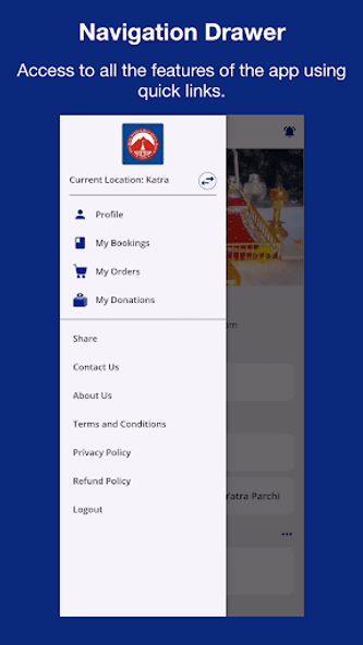 MATA VAISHNODEVI APP Screenshot 2 - AppWisp.com MATA VAISHNODEVI APP Screenshot 2 - AppWisp.com