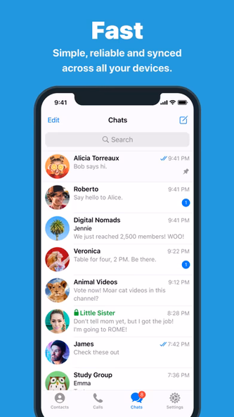 Telegram Messenger Screenshot 1 - AppWisp.com Telegram Messenger Screenshot 1 - AppWisp.com