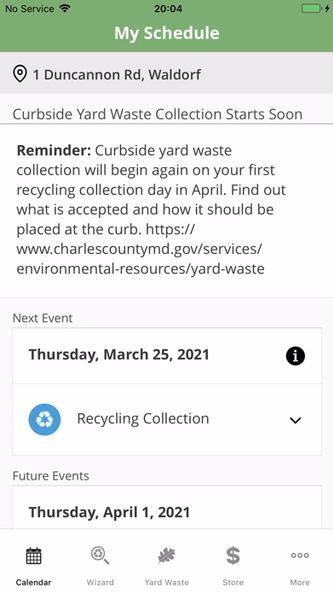 Charles County RECYCLES Screenshot 3 - AppWisp.com Charles County RECYCLES Screenshot 3 - AppWisp.com
