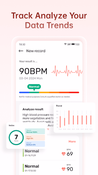 Health Sense: Pulse & BP Screenshot 3 - AppWisp.com Health Sense: Pulse & BP Screenshot 3 - AppWisp.com