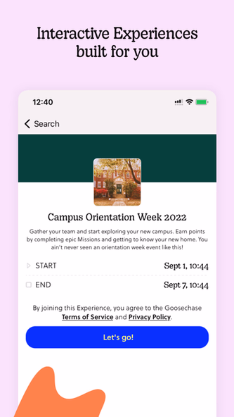 Goosechase Screenshot 1 - AppWisp.com Goosechase Screenshot 1 - AppWisp.com