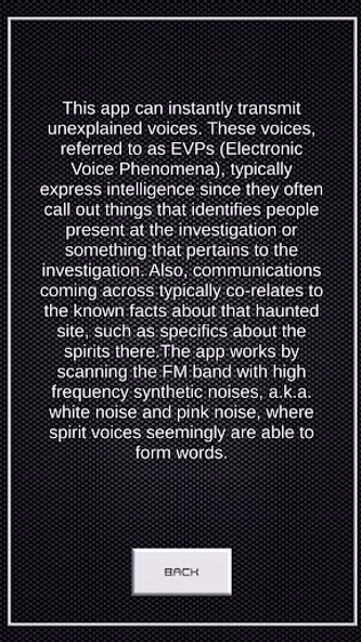Spirit Box Ghost EVP Pro Screenshot 2 - AppWisp.com Spirit Box Ghost EVP Pro Screenshot 2 - AppWisp.com