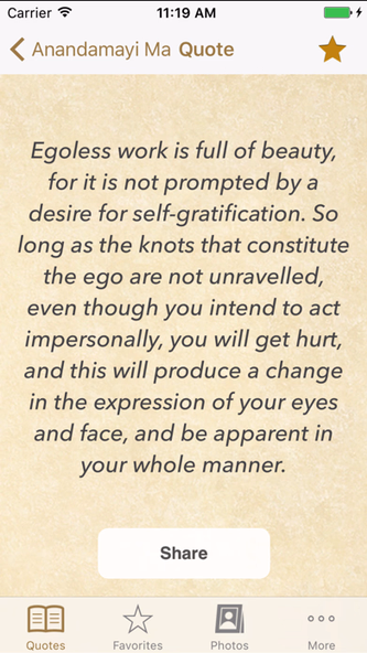 Anandamayi Ma Quotes Screenshot 1 - AppWisp.com Anandamayi Ma Quotes Screenshot 1 - AppWisp.com