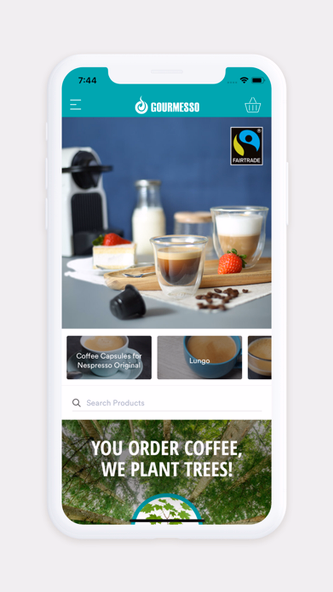 Gourmesso.com Espresso Pods Screenshot 1 - AppWisp.com Gourmesso.com Espresso Pods Screenshot 1 - AppWisp.com