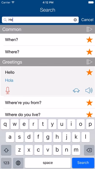 Travel Phrasebook | Translator Screenshot 4 - AppWisp.com Travel Phrasebook | Translator Screenshot 4 - AppWisp.com