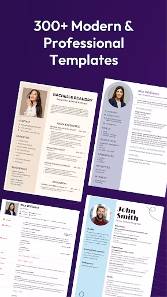 Resume Builder, CV Maker App Screenshot 2 - AppWisp.com Resume Builder, CV Maker App Screenshot 2 - AppWisp.com
