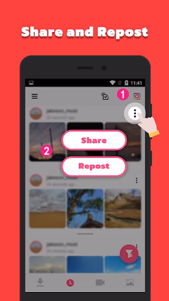Video Downloader & Story Saver Screenshot 3 - AppWisp.com Video Downloader & Story Saver Screenshot 3 - AppWisp.com
