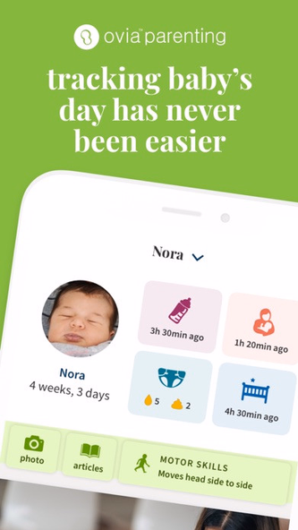 Ovia Parenting & Baby Tracker Screenshot 1 - AppWisp.com Ovia Parenting & Baby Tracker Screenshot 1 - AppWisp.com