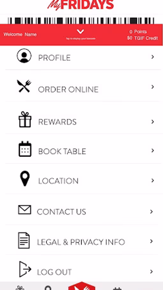 TGI FRIDAYS AU Screenshot 4 - AppWisp.com TGI FRIDAYS AU Screenshot 4 - AppWisp.com