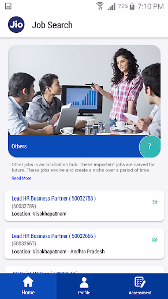 Jio Careers Screenshot 4 - AppWisp.com Jio Careers Screenshot 4 - AppWisp.com