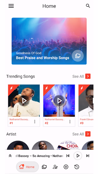 Worship MP3: Gospel Music Screenshot 1 - AppWisp.com Worship MP3: Gospel Music Screenshot 1 - AppWisp.com