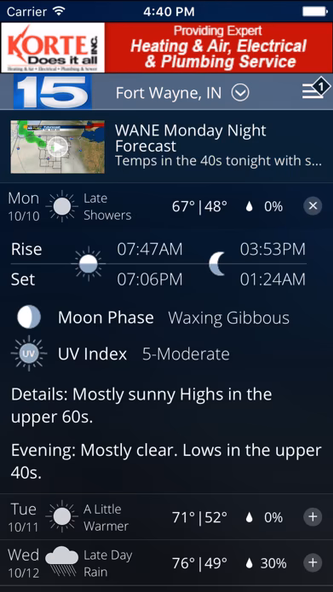 WANE WX Screenshot 3 - AppWisp.com WANE WX Screenshot 3 - AppWisp.com
