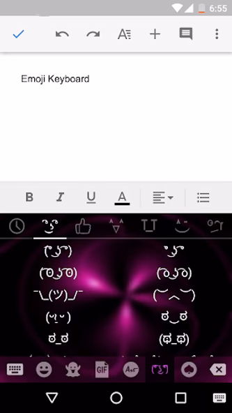 Neon Light Emoji Gif Keyboard Screenshot 3 - AppWisp.com Neon Light Emoji Gif Keyboard Screenshot 3 - AppWisp.com