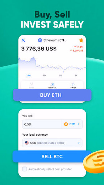 Bitcoin.com Wallet: Buy, Sell Screenshot 3 - AppWisp.com Bitcoin.com Wallet: Buy, Sell Screenshot 3 - AppWisp.com