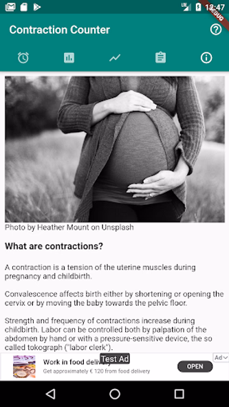 Contraction Counter (Labor Tra Screenshot 3 - AppWisp.com Contraction Counter (Labor Tra Screenshot 3 - AppWisp.com