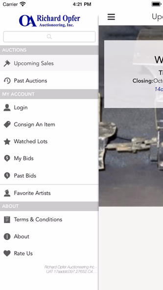 Opfer Auction Online Screenshot 2 - AppWisp.com Opfer Auction Online Screenshot 2 - AppWisp.com