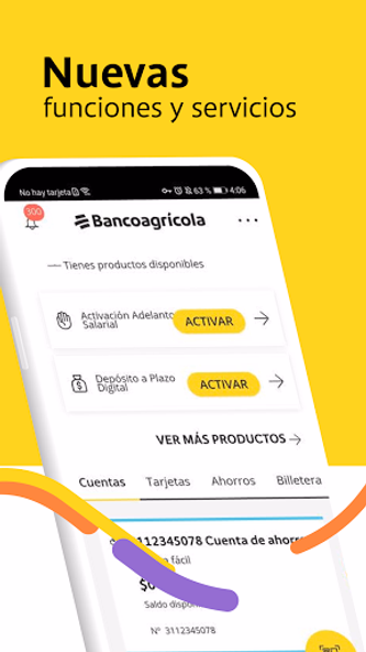 Bancoagrícola Screenshot 1 - AppWisp.com Bancoagrícola Screenshot 1 - AppWisp.com