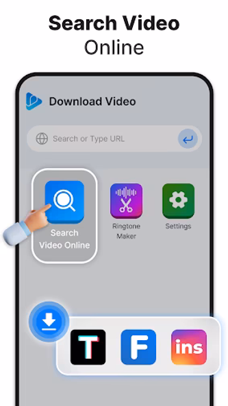 Video Downloader - Save Videos Screenshot 1 - AppWisp.com Video Downloader - Save Videos Screenshot 1 - AppWisp.com
