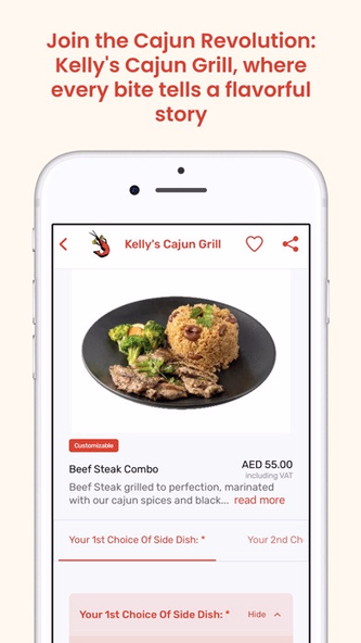 Kelly's Cajun Grill Screenshot 3 - AppWisp.com Kelly's Cajun Grill Screenshot 3 - AppWisp.com