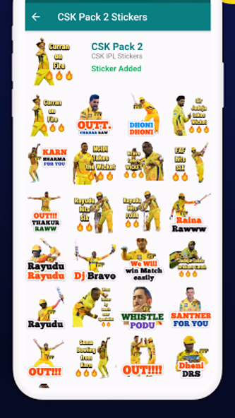 CSK IPL 2024 Stickers Screenshot 4 - AppWisp.com CSK IPL 2024 Stickers Screenshot 4 - AppWisp.com