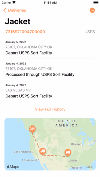 Parcel - Delivery Tracking Screenshot 2 - AppWisp.com Parcel - Delivery Tracking Screenshot 2 - AppWisp.com
