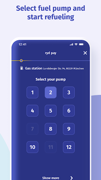 ryd: refuel & pay via app Screenshot 4 - AppWisp.com ryd: refuel & pay via app Screenshot 4 - AppWisp.com
