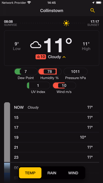 Darksun Weather Forecast Screenshot 3 - AppWisp.com Darksun Weather Forecast Screenshot 3 - AppWisp.com