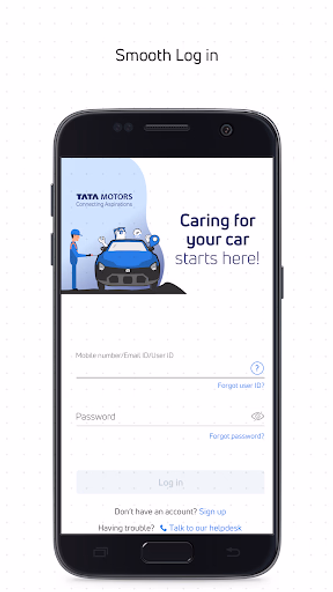 Tata Motors Service Connect Screenshot 1 - AppWisp.com Tata Motors Service Connect Screenshot 1 - AppWisp.com