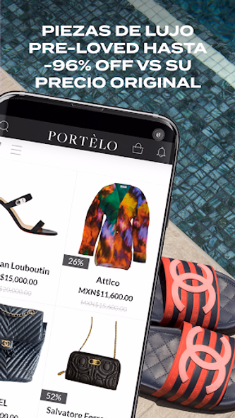Portèlo-Marketplace Moda Lujo Screenshot 2 - AppWisp.com Portèlo-Marketplace Moda Lujo Screenshot 2 - AppWisp.com