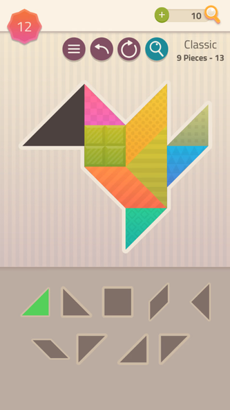 Polygrams - Tangram Puzzles Screenshot 2 - AppWisp.com Polygrams - Tangram Puzzles Screenshot 2 - AppWisp.com