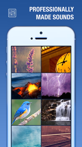 Relaxing Sounds, Sleep Easy Screenshot 1 - AppWisp.com Relaxing Sounds, Sleep Easy Screenshot 1 - AppWisp.com
