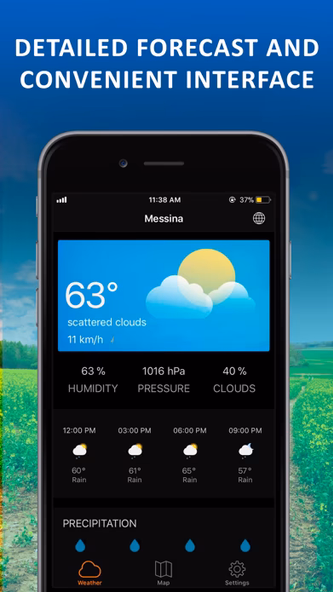 Weather forecast for you Screenshot 1 - AppWisp.com Weather forecast for you Screenshot 1 - AppWisp.com