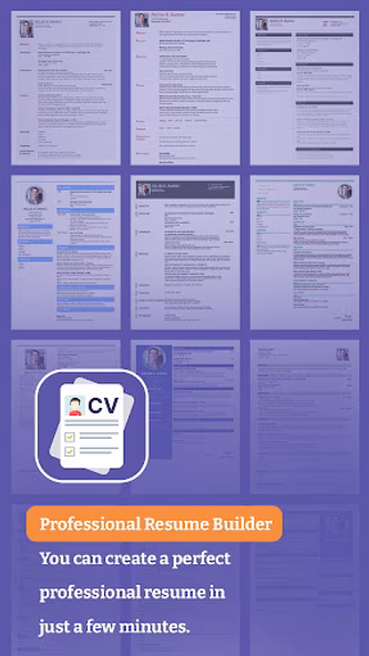 Professional Resume Builder Screenshot 1 - AppWisp.com Professional Resume Builder Screenshot 1 - AppWisp.com